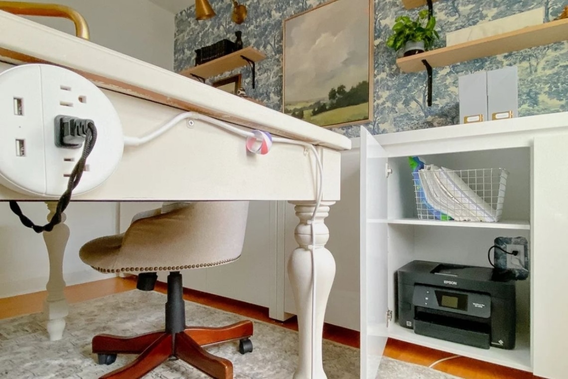 15 Hidden Cable Management Solutions for Desk Wires for a Clean Look 2 15 hidden cable management solutions for desk wires for a clean look