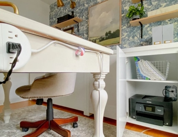 15 hidden cable management solutions for desk wires for a clean look