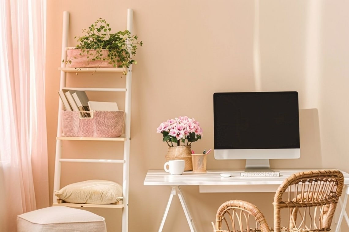 23 chic feminine home office ideas to spark creativity