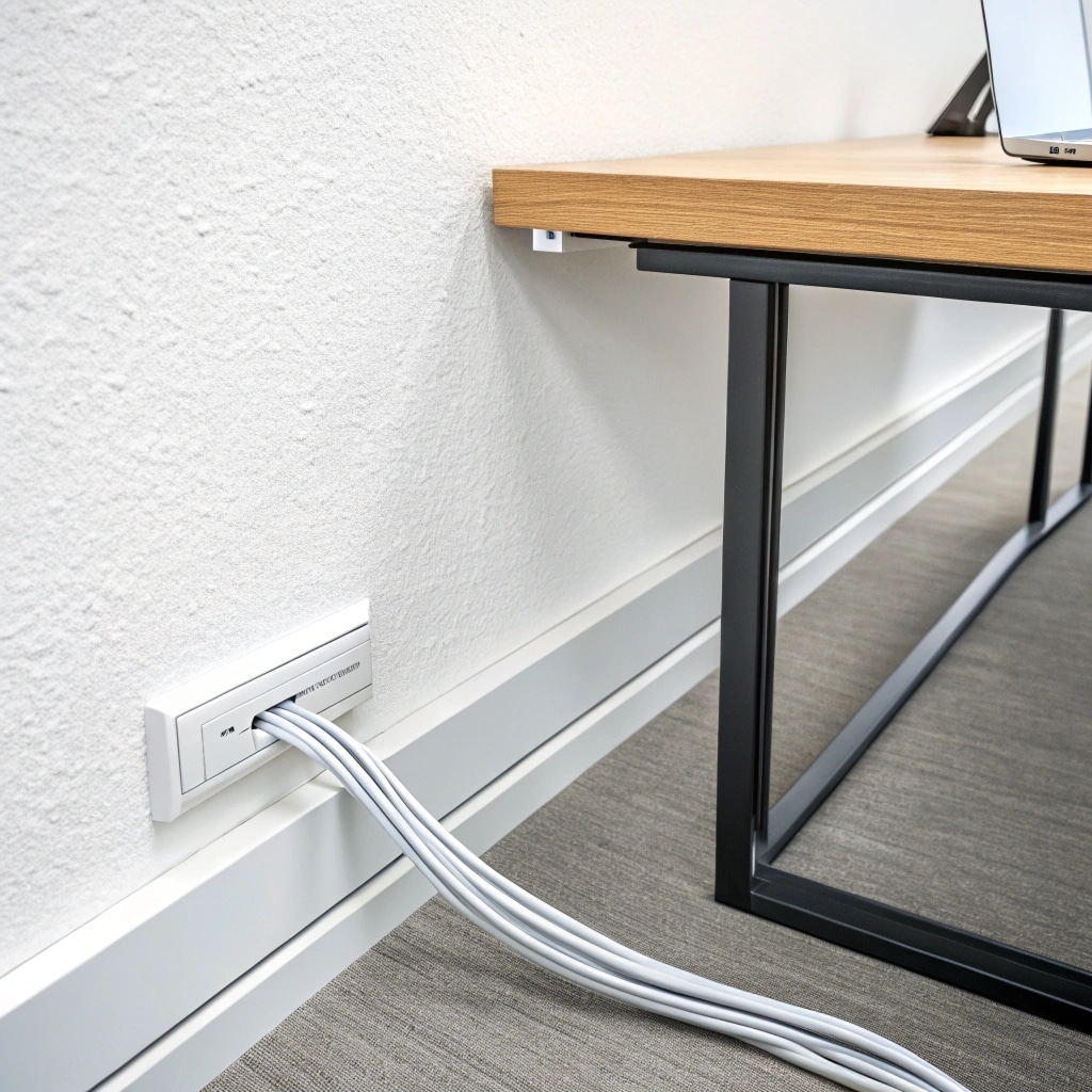 a vertical eye level shot focused on the back edg