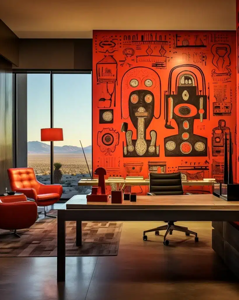 Chic & Gritty: 21 Aesthetic Industrial Home Office Designs 17 snapinsta ai 3615737507619416651