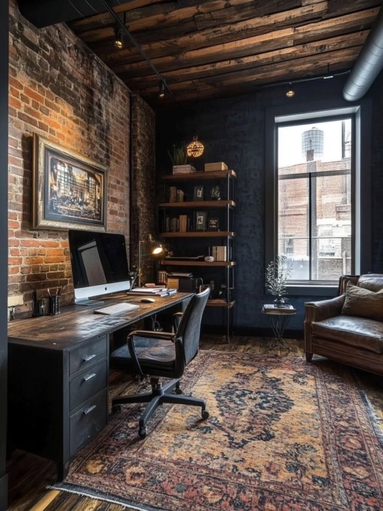 How to Create a Productive Masculine Home Office (21 Ideas) 16 snapinsta ai 3667669984076558573