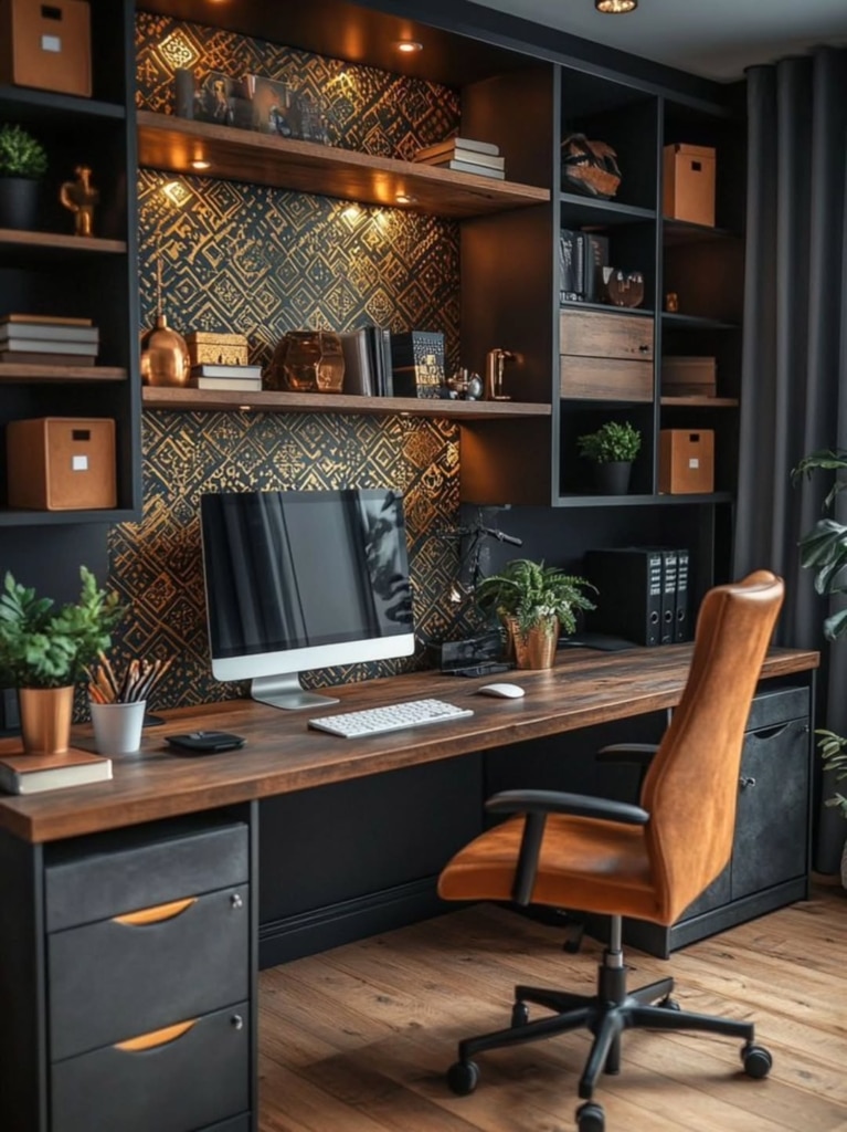 How to Create a Productive Masculine Home Office (21 Ideas) 14 snapinsta ai 3678334134269220927