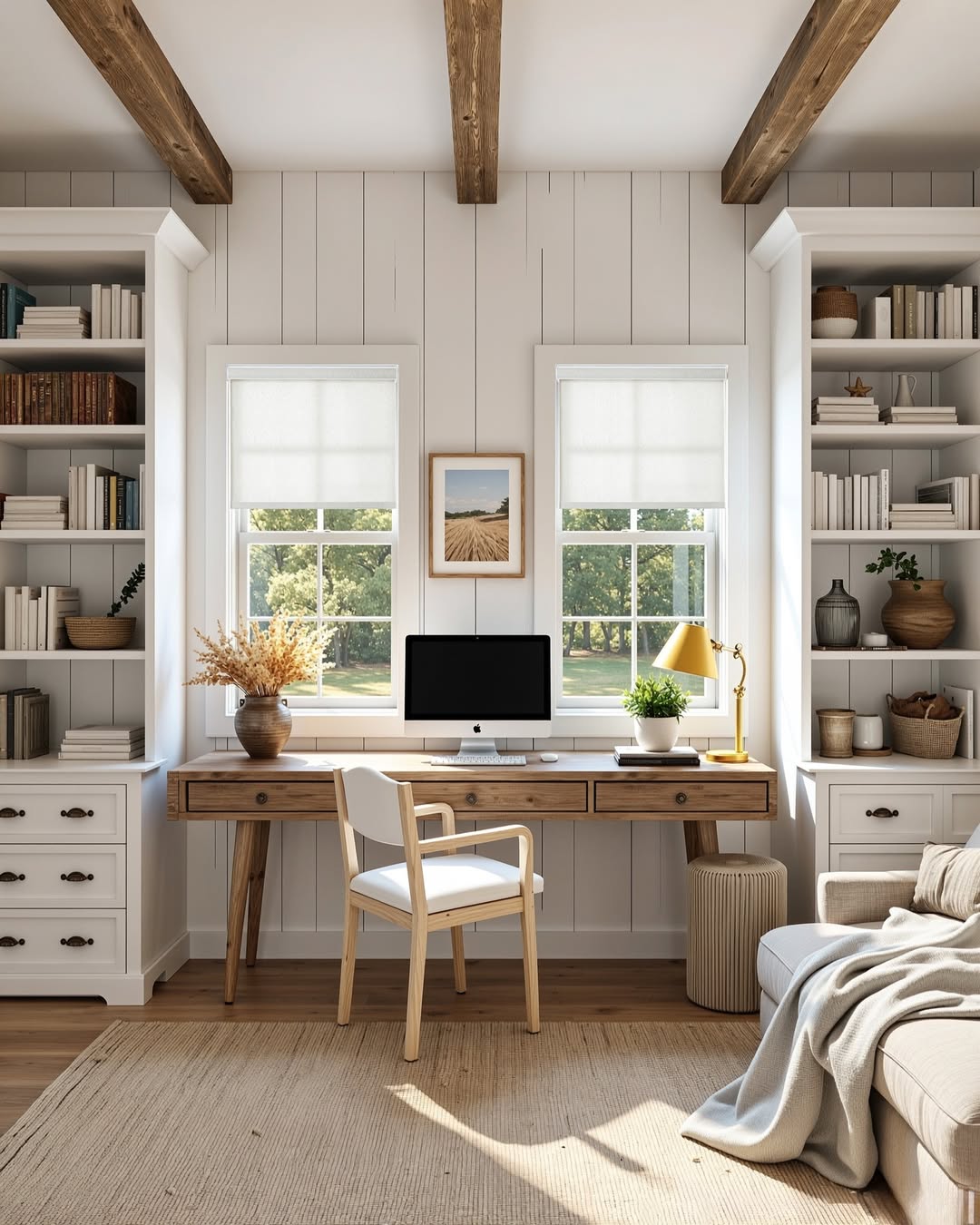 23 Warm Cozy Home Office Ideas That Inspire Productivity