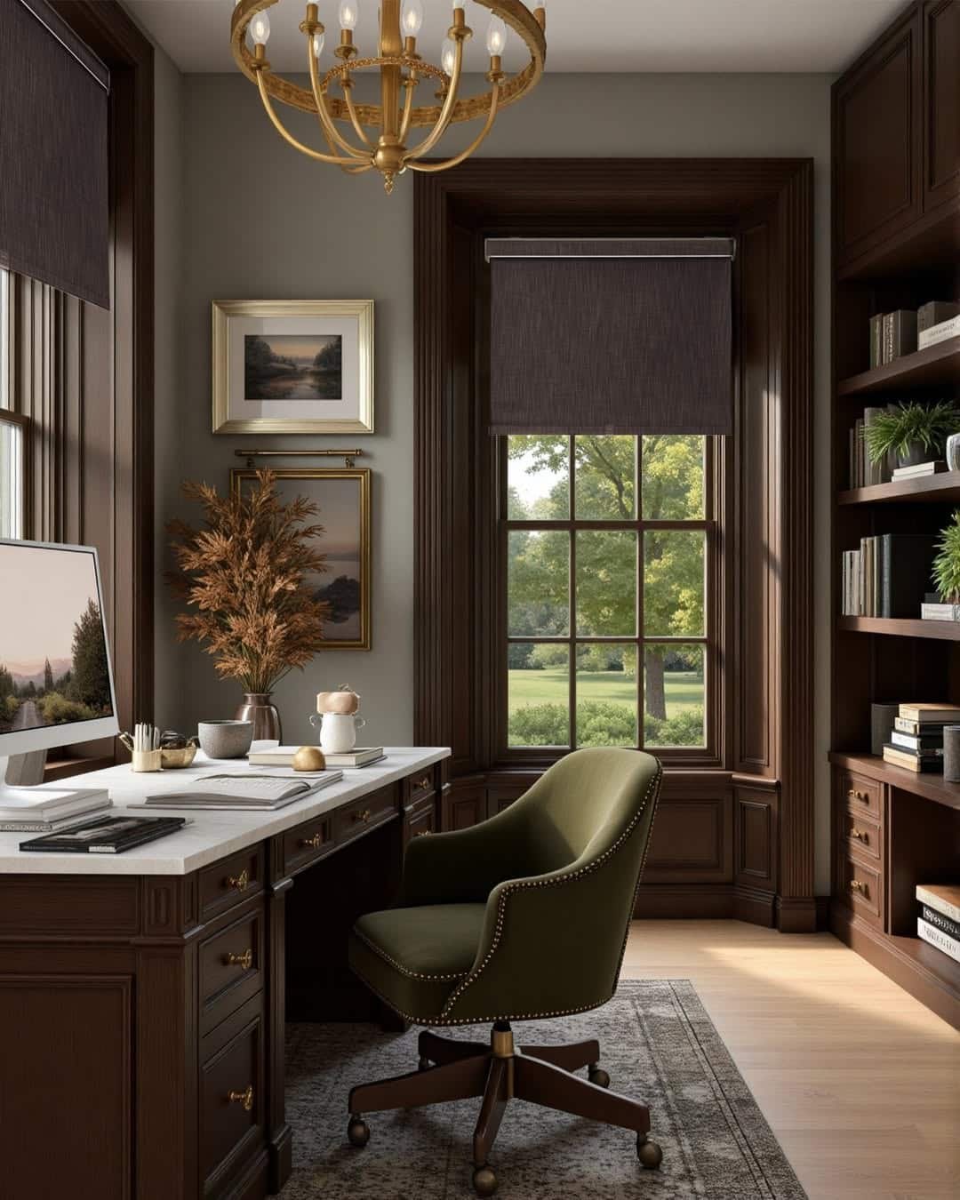 23 Warm Cozy Home Office Ideas That Inspire Productivity