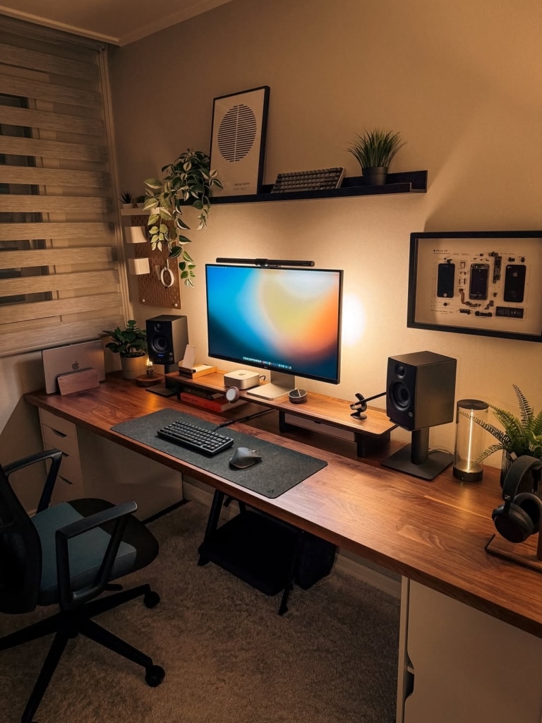 23 Warm Cozy Home Office Ideas That Inspire Productivity 13 snapinsta ai 3706369829195126025