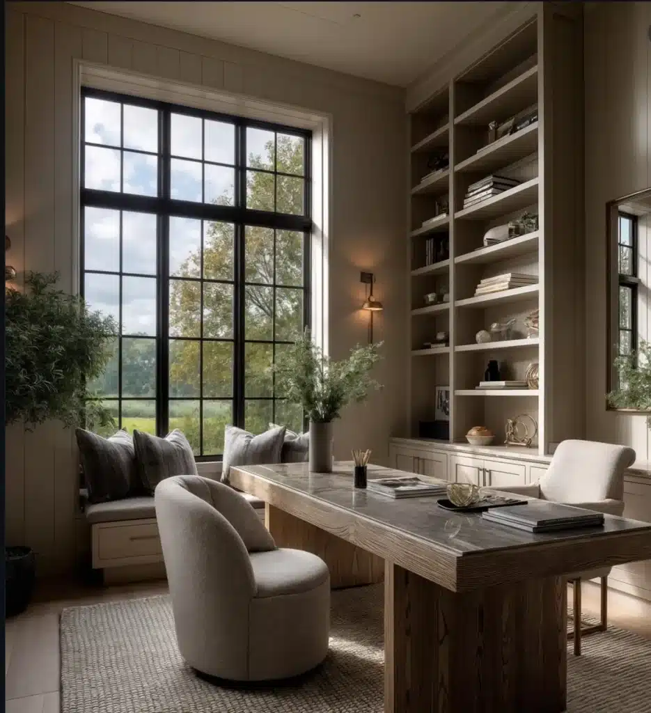 23 Warm Cozy Home Office Ideas That Inspire Productivity 15 snapinsta ai 3758391798000440852