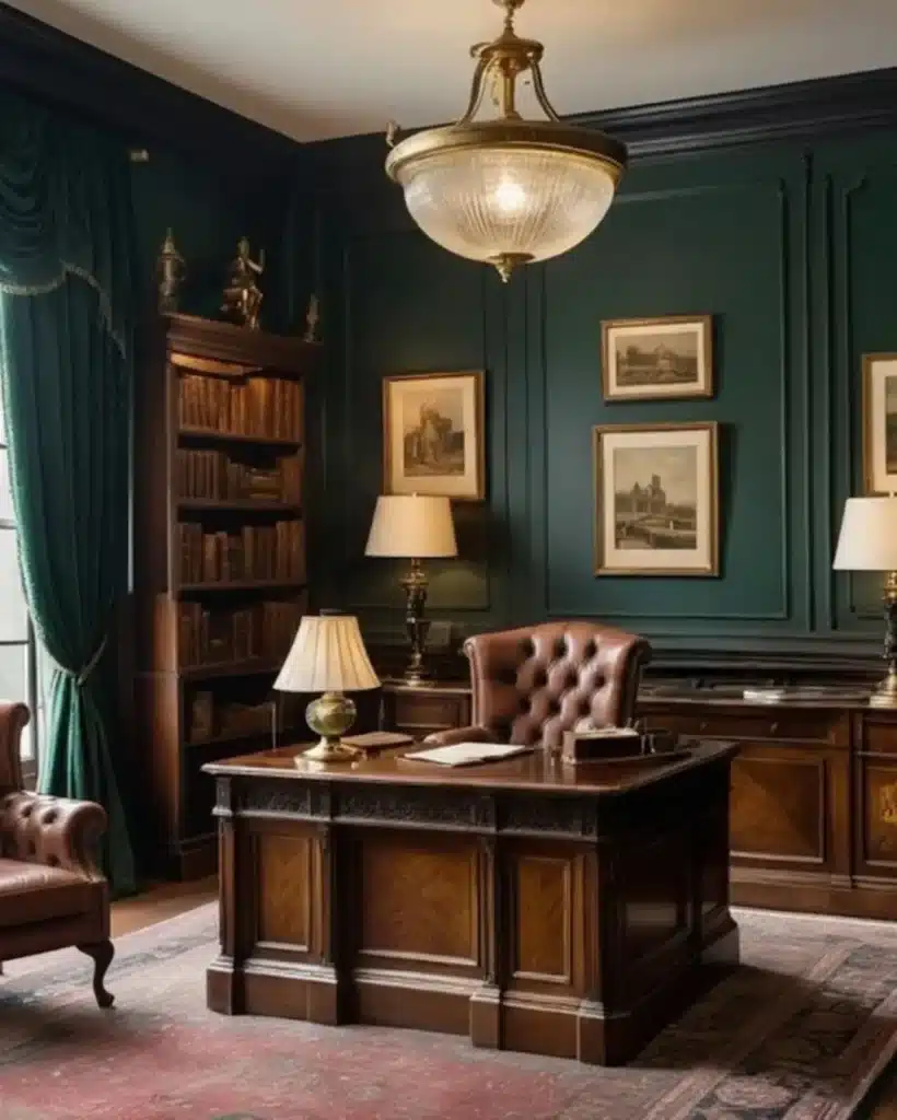 How to Create a Productive Masculine Home Office (21 Ideas) 21 snapinsta ai 3765779296821630449