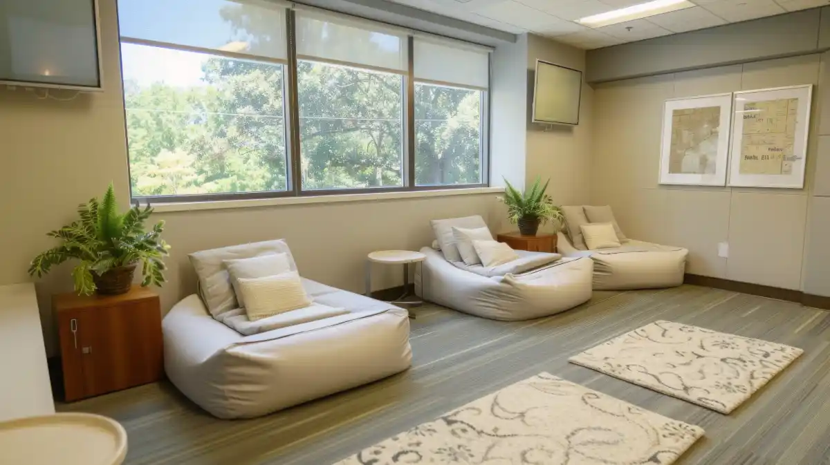 16 Budget-Friendly therapy office decor ideas for Private Practice 9 Alternative, Relaxed Seating Zones
