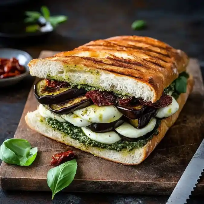 15 Easy 30g Protein Lunch Ideas for Work to Keep You Full All Day 3 Chicken Pesto Panini