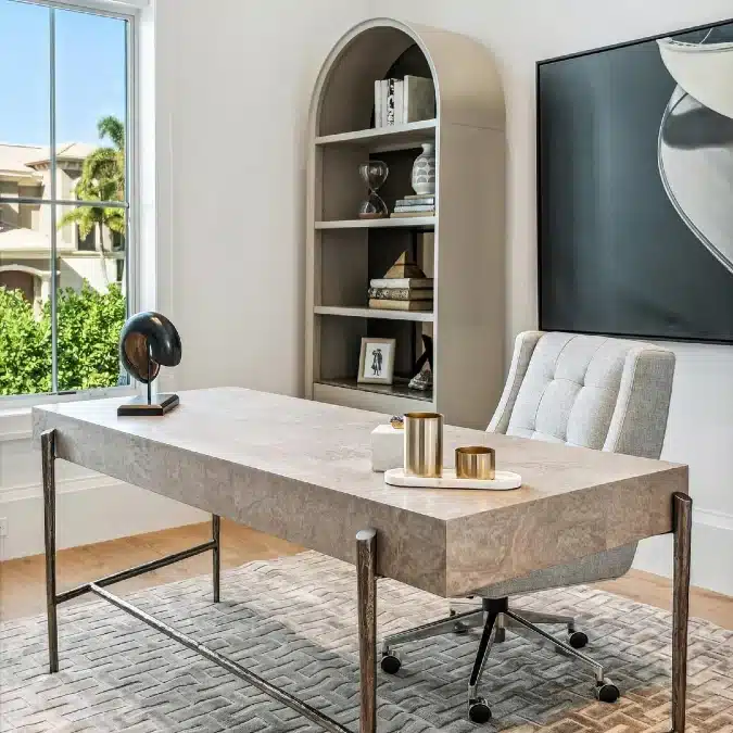 17 Mid Century Modern Office Ideas for a Sleek And Productive Workspace 3 image 1