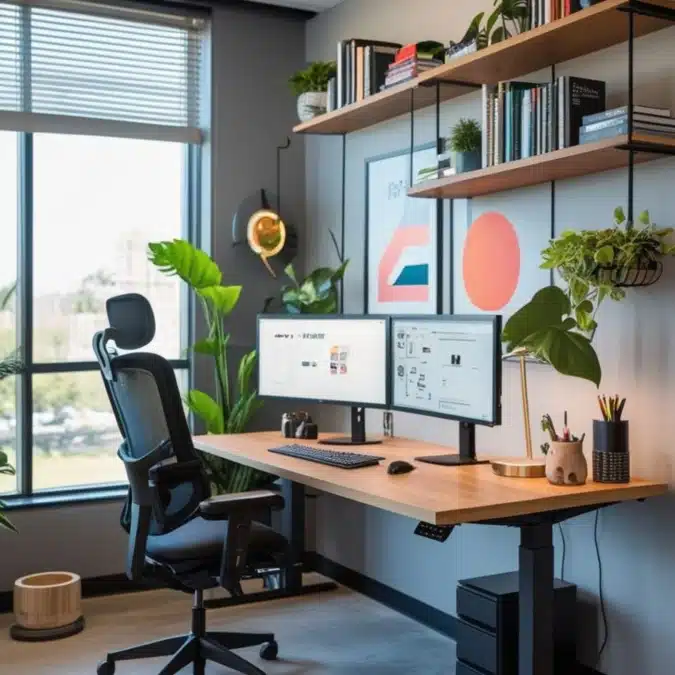 17 Mid Century Modern Office Ideas for a Sleek And Productive Workspace 12 image 10