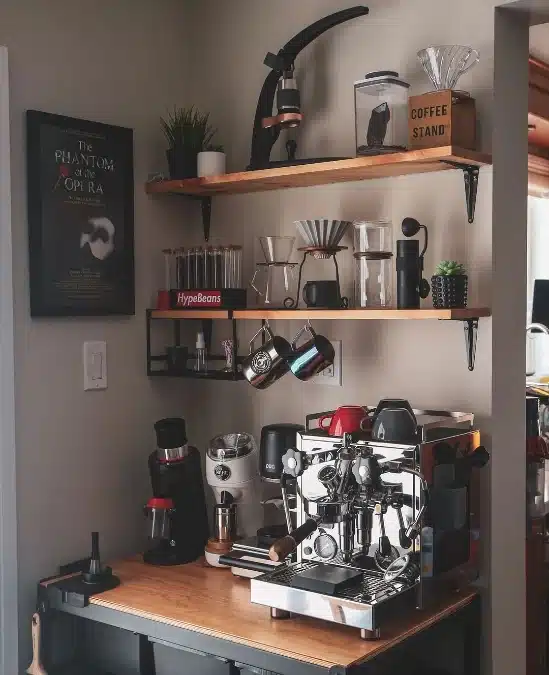 17 Office Coffee Bar Ideas Employees Will Actually Use (and Love) 9 image 170