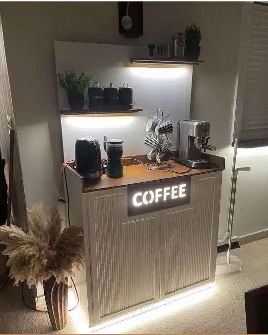17 Office Coffee Bar Ideas Employees Will Actually Use (and Love) 15 image 176