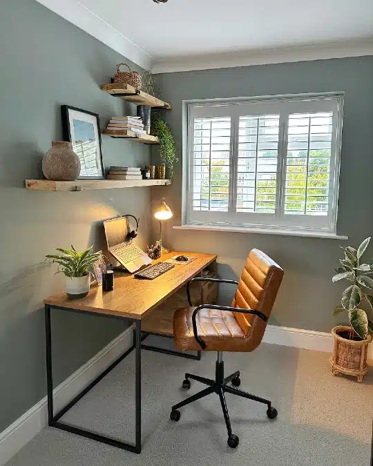 16 Budget-Friendly Small Cabin Office Ideas for Remote Workers 8 image 232