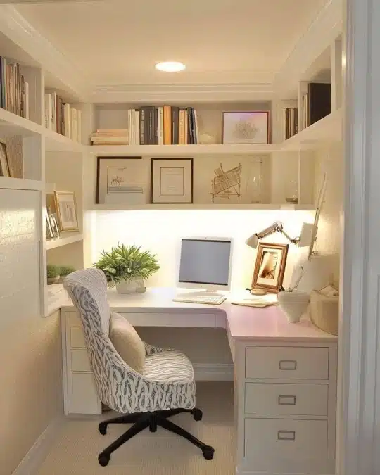 16 Budget-Friendly Small Cabin Office Ideas for Remote Workers 11 image 235