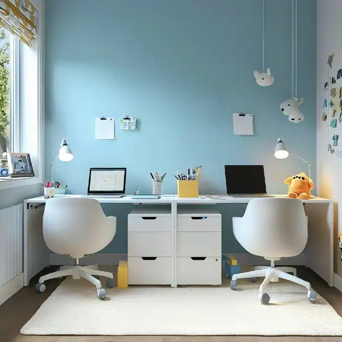 16 Sophisticated blue office ideas to Boost Focus and Calm 4 image 342