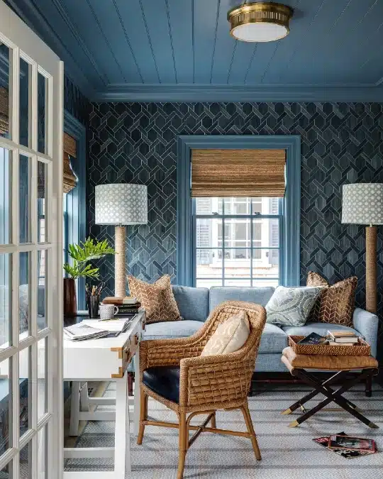 16 Sophisticated blue office ideas to Boost Focus and Calm 8 image 346