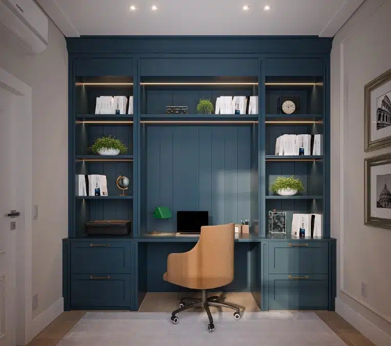 16 Sophisticated blue office ideas to Boost Focus and Calm 13 image 350