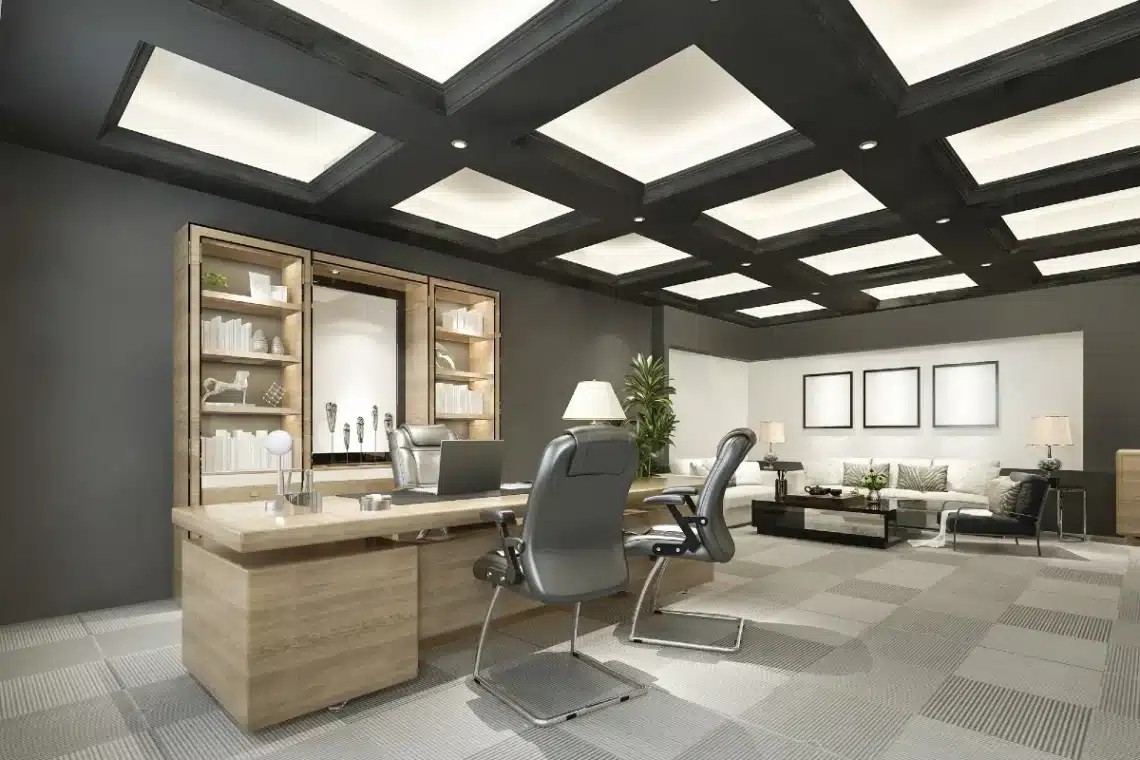 17 Stunning office ceiling design ideas to Transform Your Workspace 8 17 Stunning office ceiling design ideas to Transform Your Workspace
