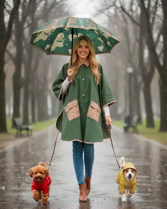 16 Practical Rainy day work outfit Ideas That Still Look Chic 3 image 423