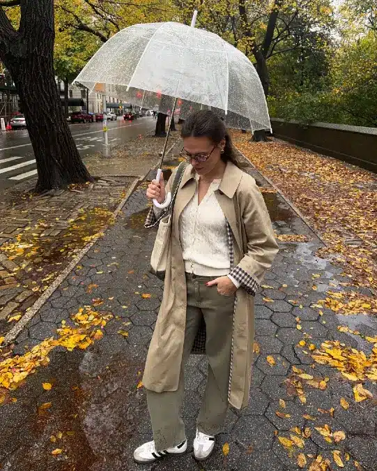 16 Practical Rainy day work outfit Ideas That Still Look Chic 6 image 426