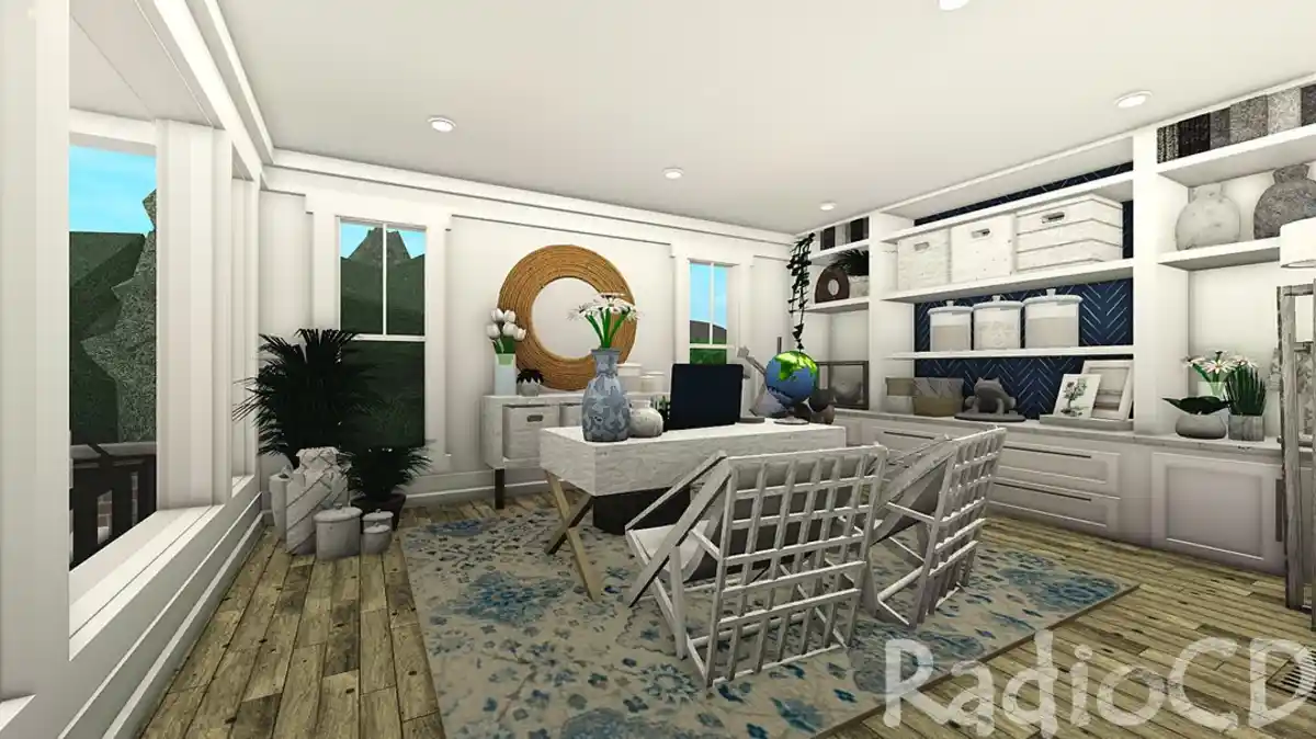 18 Cool bloxburg office ideas for Your Next Build 10 The Seaside Studio