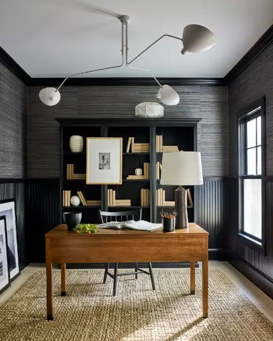 16 Elegant Black and White Office Decor Ideas That Look Expensive 1 image 16