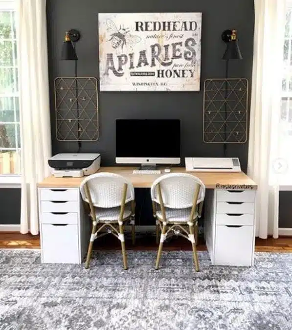 16 Elegant Black and White Office Decor Ideas That Look Expensive 6 image 21