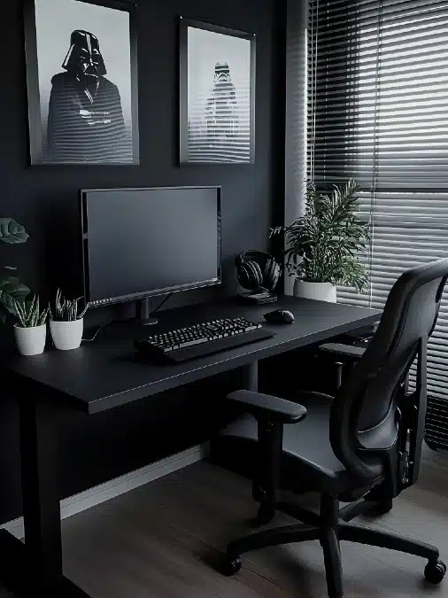 16 Elegant Black and White Office Decor Ideas That Look Expensive 13 image 26