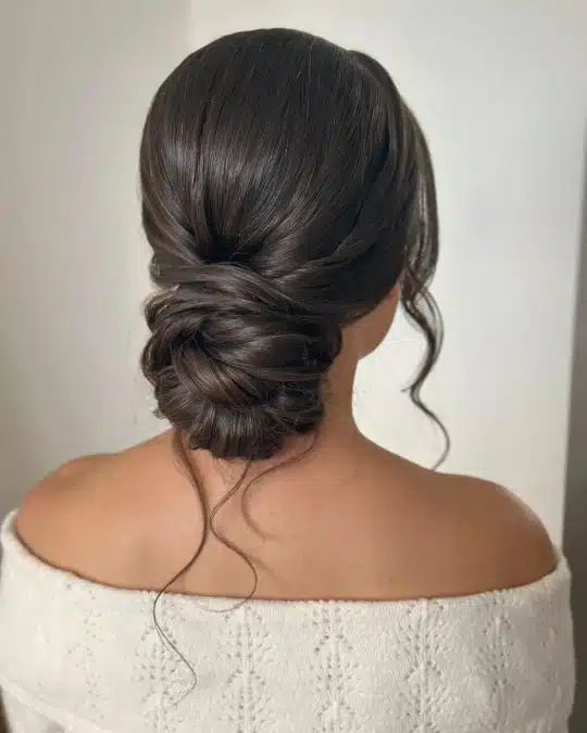 17 easy bun hairstyles for work That Look Professional And Sleek 2 image 49