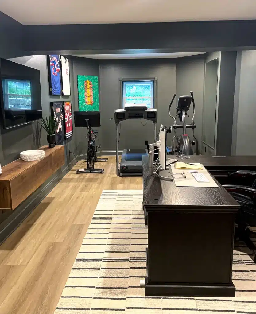 16 Amazing Basement Home Office Ideas To Transform Your Lower Level 12 12