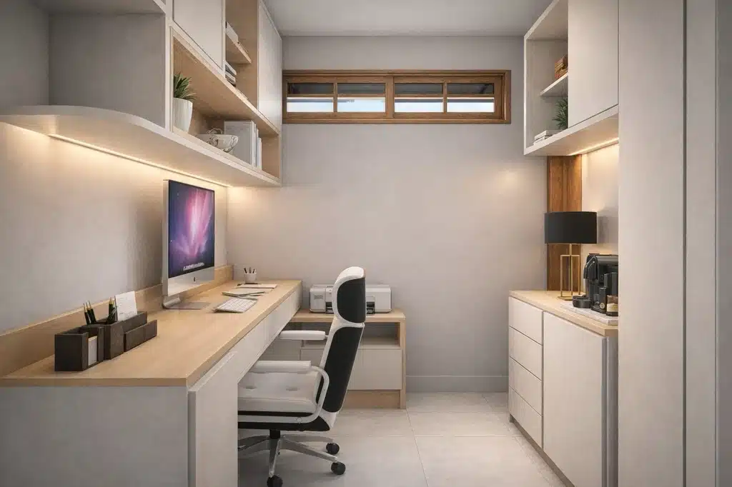 16 Amazing Basement Home Office Ideas To Transform Your Lower Level 14 14
