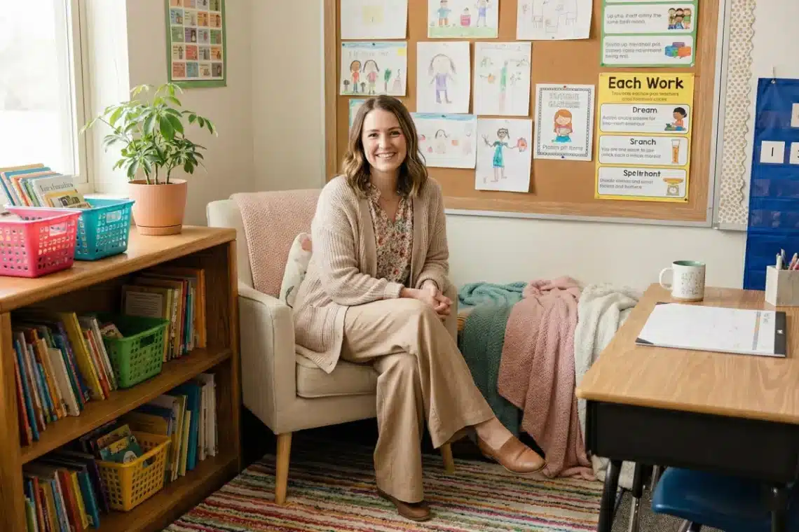 17 Cute And Comfy Teacher Outfit Ideas For The Classroom 8 17 Cute And Comfy Teacher Outfit Ideas For The Classroom