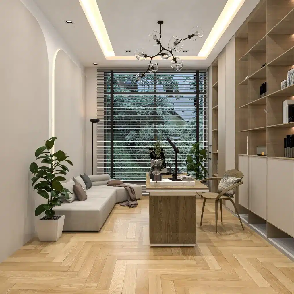 16 Amazing Basement Home Office Ideas To Transform Your Lower Level 9 9