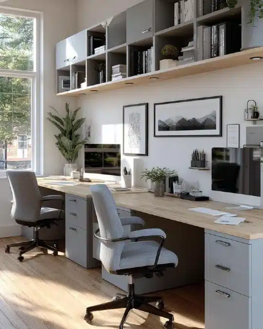 18 Minimalist Scandinavian Home Office Ideas For A Calm Space 15 image 45