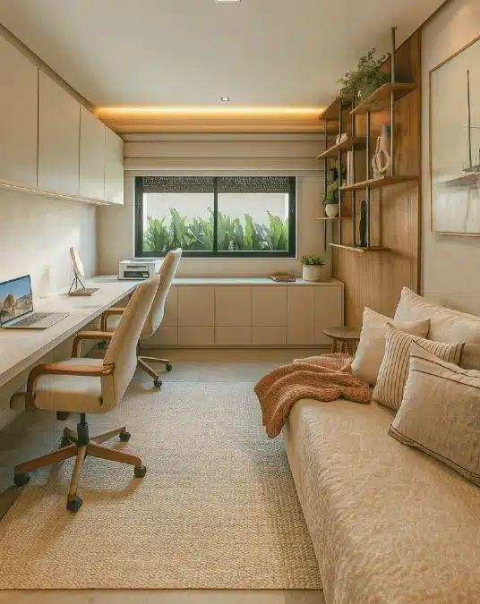 16 Amazing Basement Home Office Ideas To Transform Your Lower Level 1 image 49