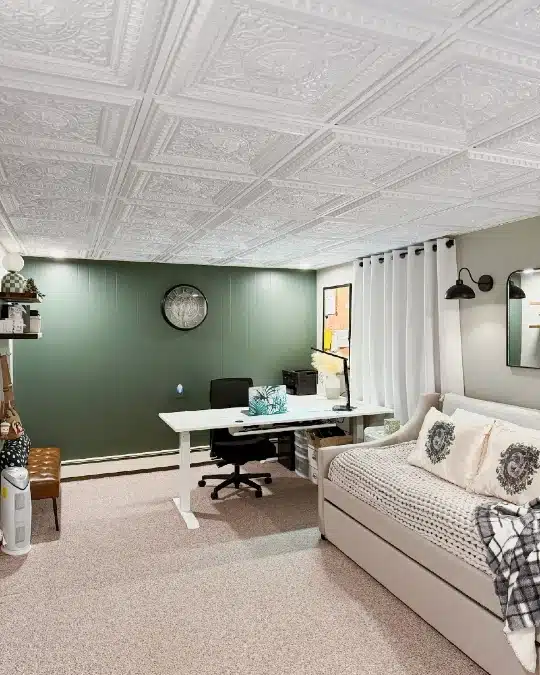 16 Amazing Basement Home Office Ideas To Transform Your Lower Level 5 image 53
