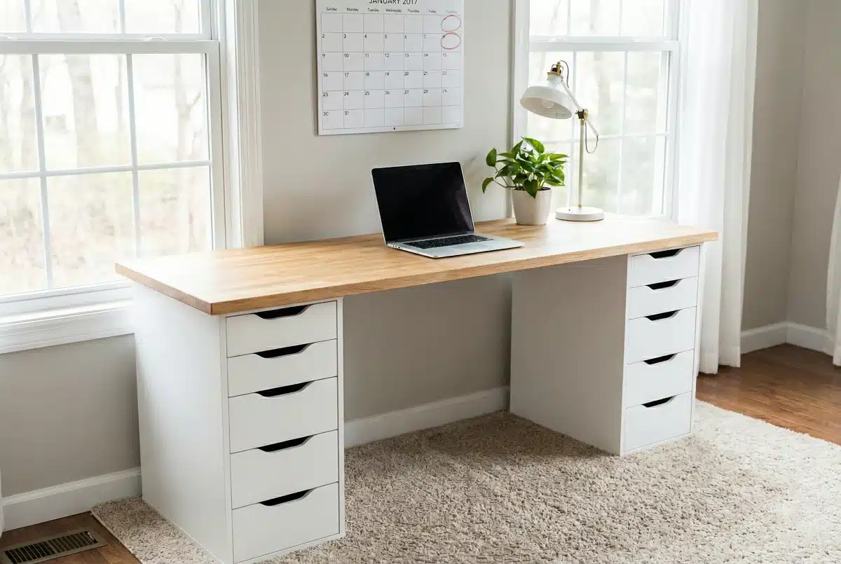 15 Modern Ikea Desk Hacks You Can Do In A Weekend