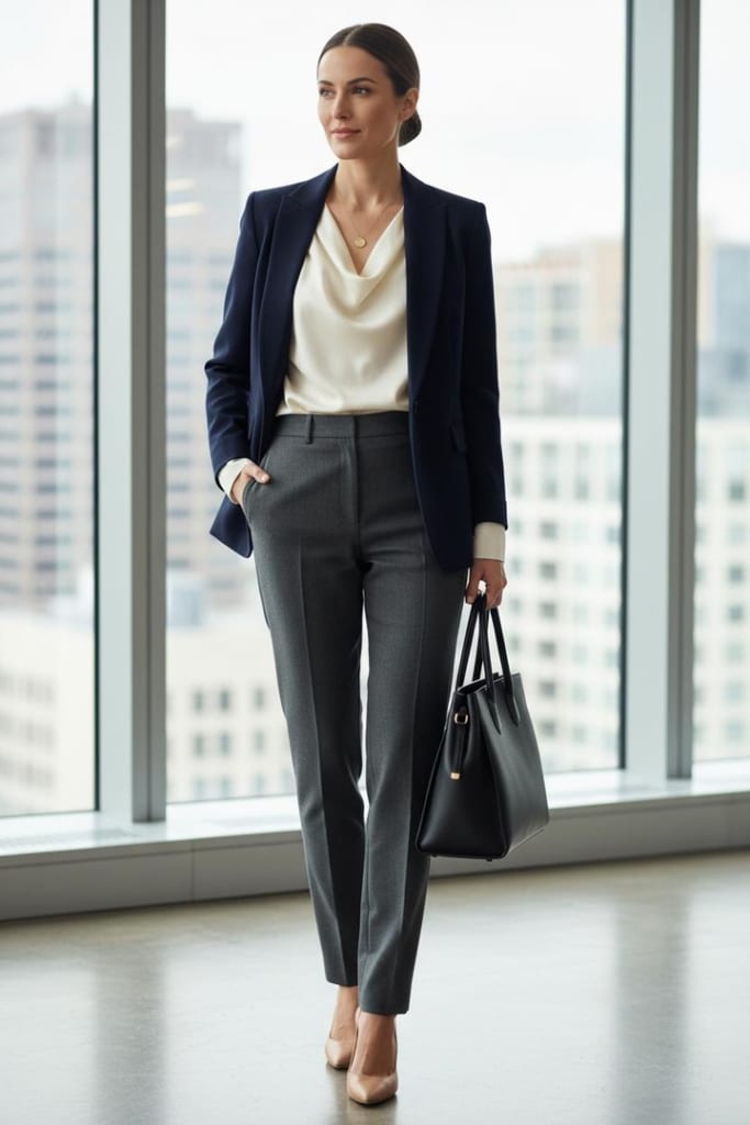 Business dinner work outfit