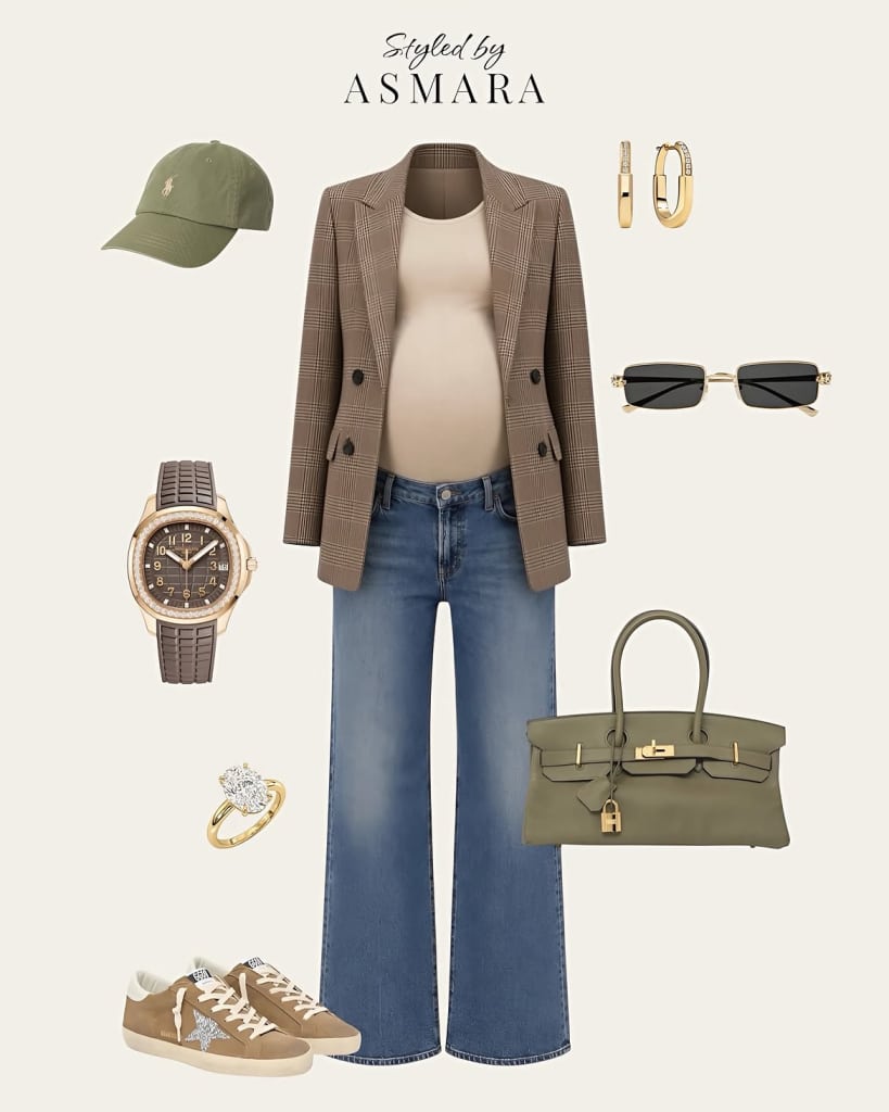 work outfit pregnant women summer