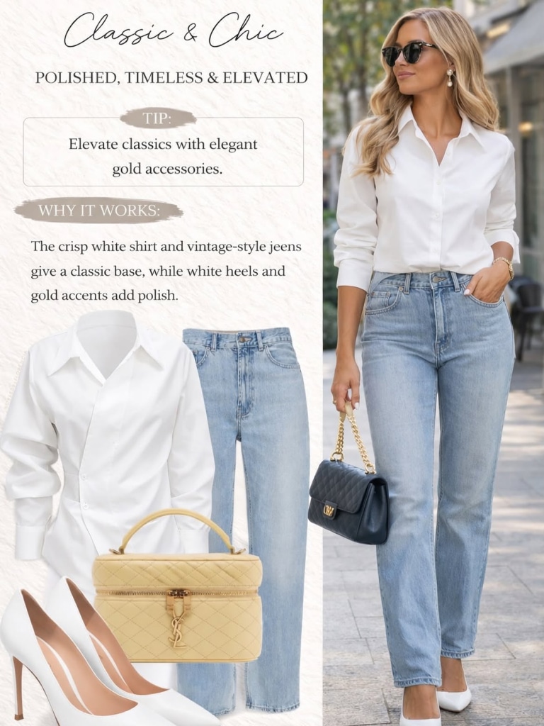 Work outfit denim