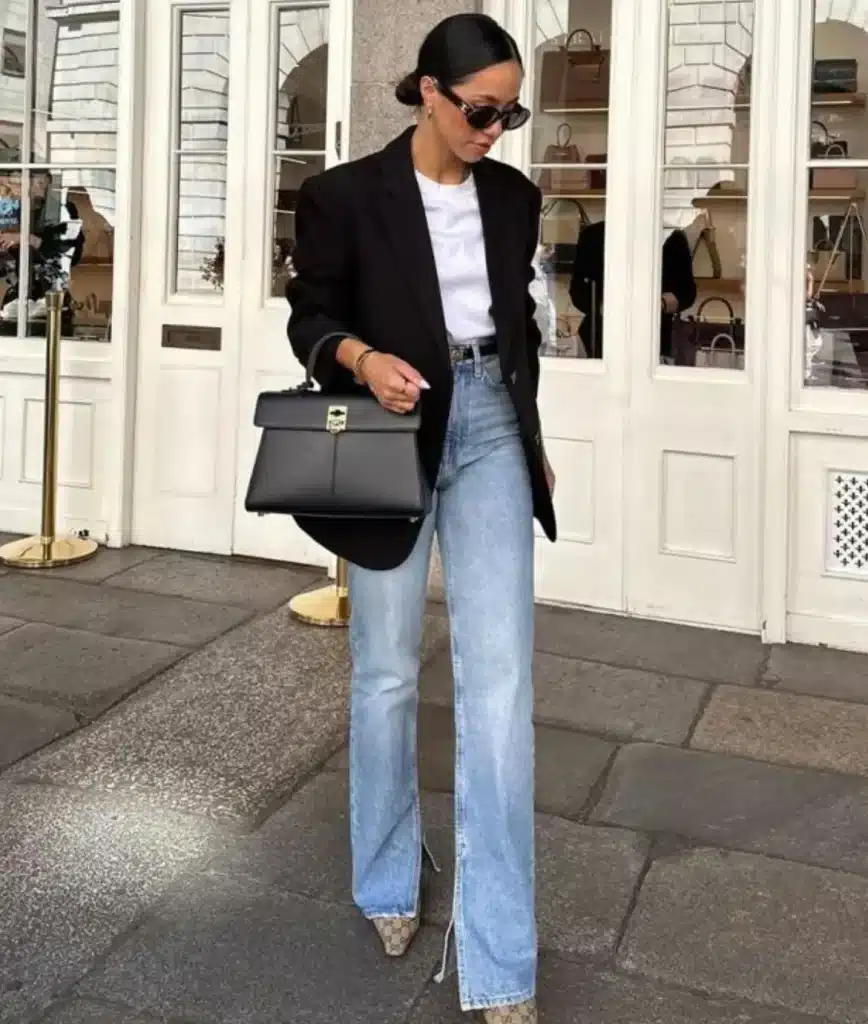 Work outfit denim