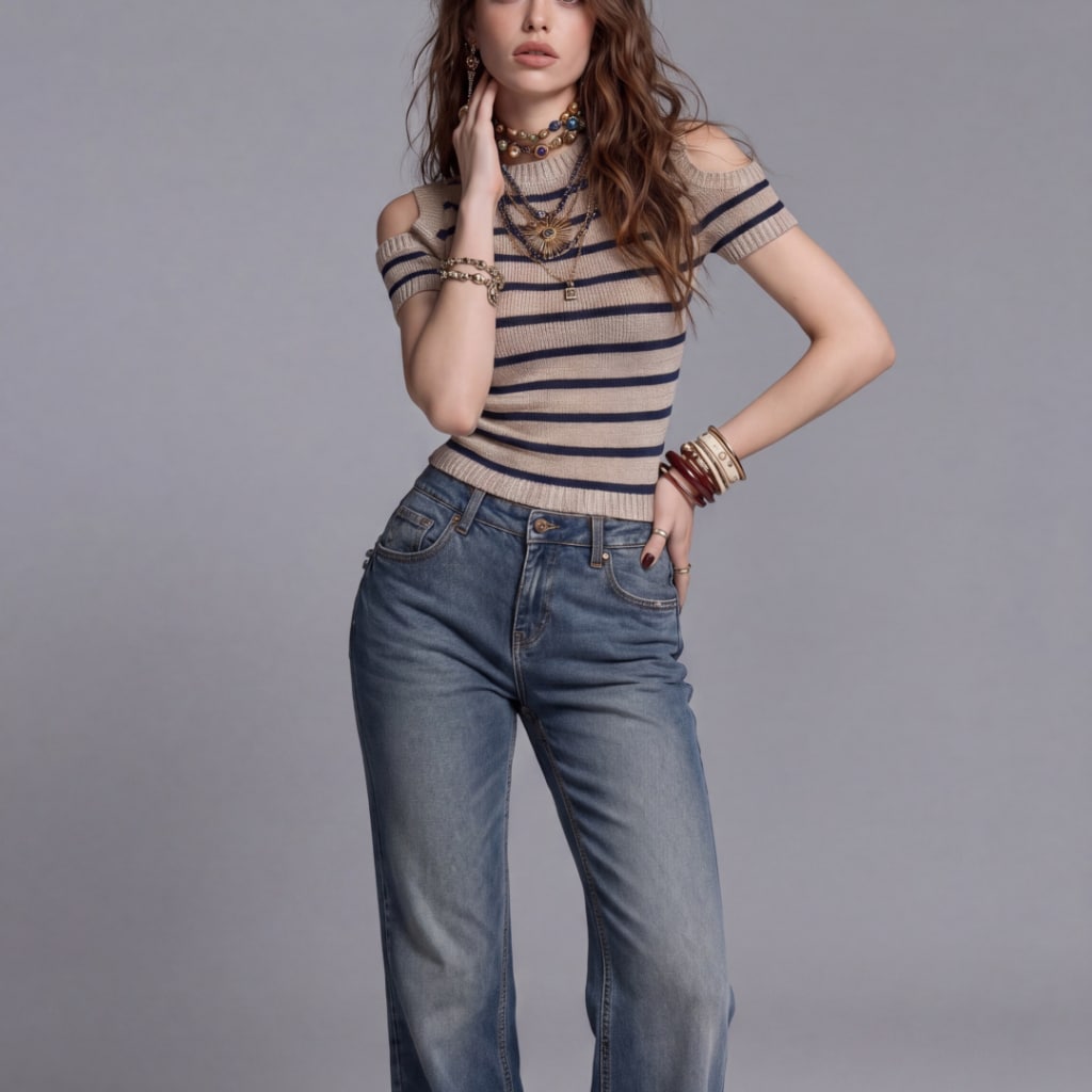 Work outfit denim