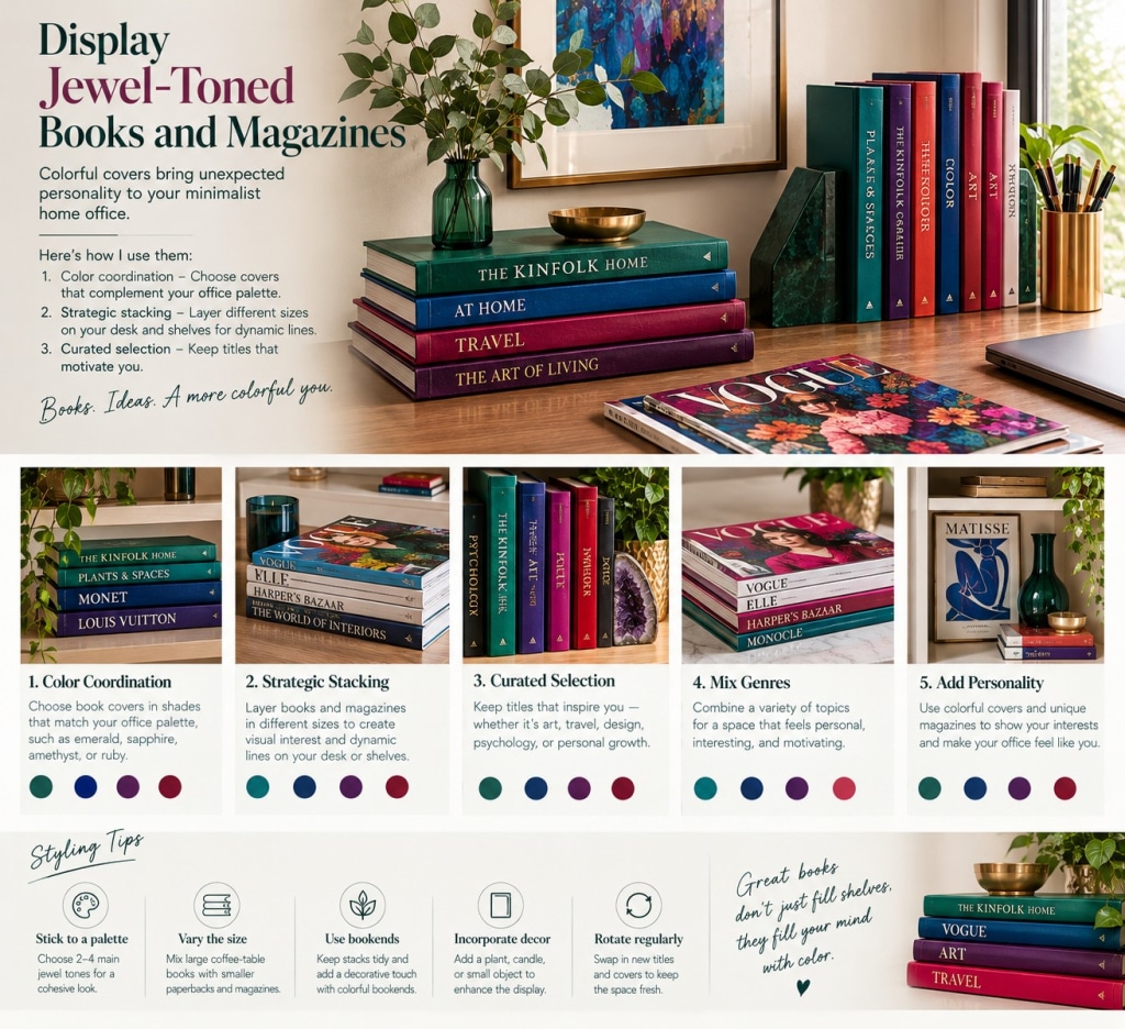 office decor jewel tones