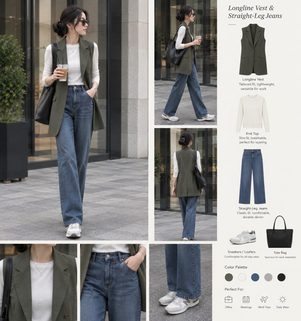 Work outfit denim