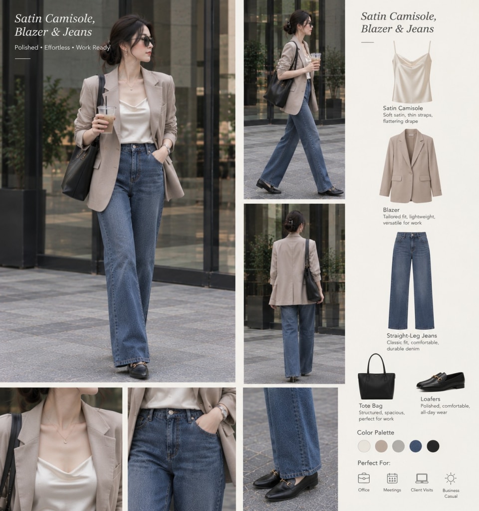 Work outfit denim