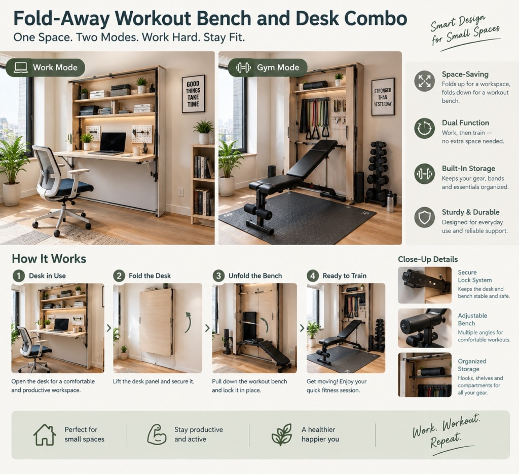 home office gym combo