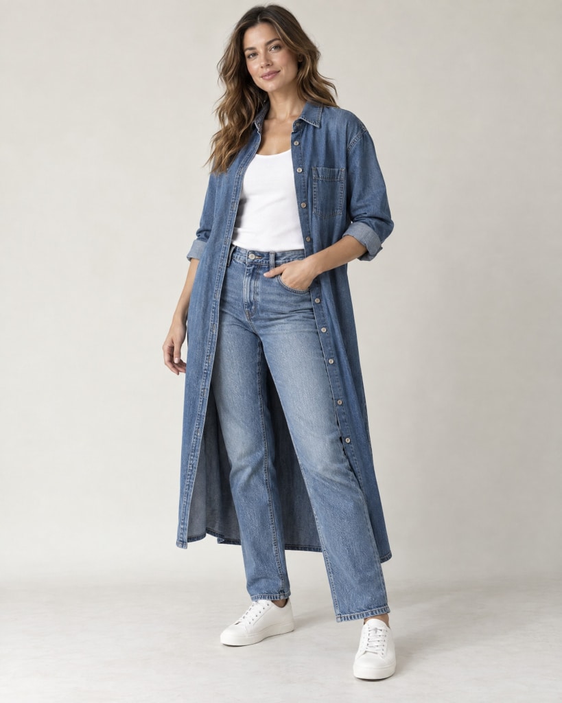 Work outfit denim