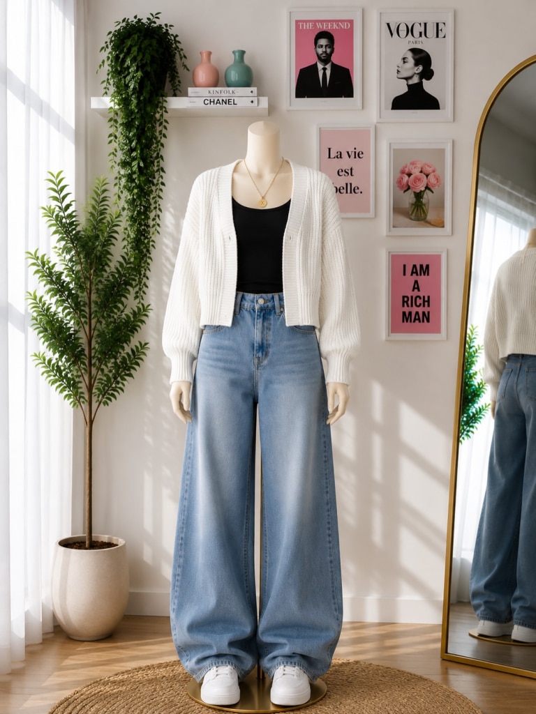 Work outfit denim